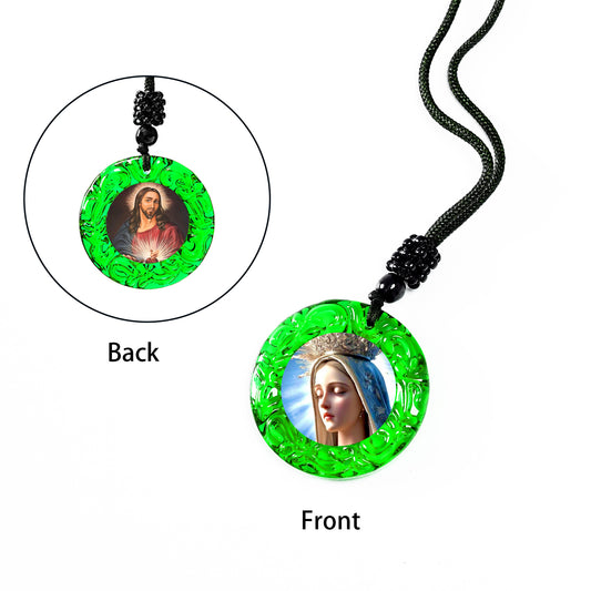 GIVELUCK Glass Small Circle - Green - Customized Pattern