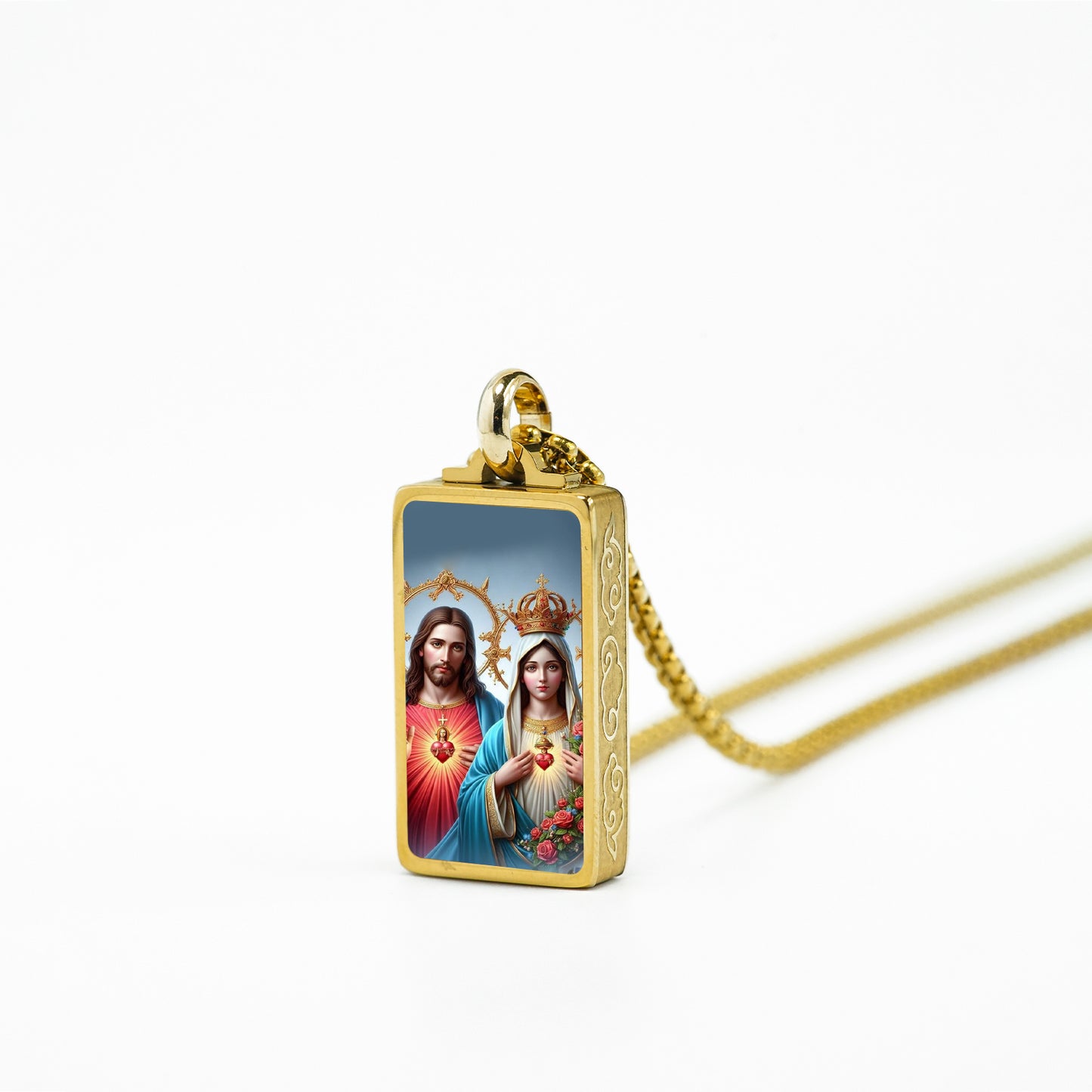GIVELUCK Stainless Steel Fangtang Pendant Gold Large - Customized