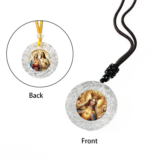 GIVELUCK Glass small circle - white - pattern customization