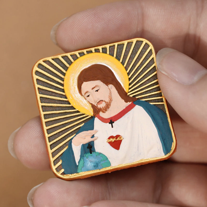 GIVELUCK Jesus wipes - Gold-winged design - Customized pattern