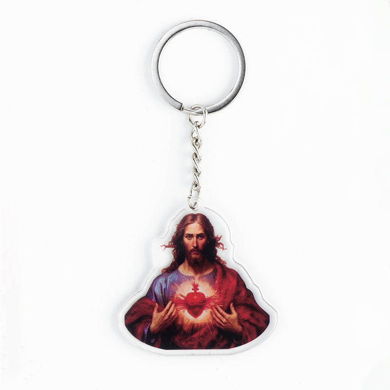 GIVELUCK Acrylic keychain, with customizable pattern and shape