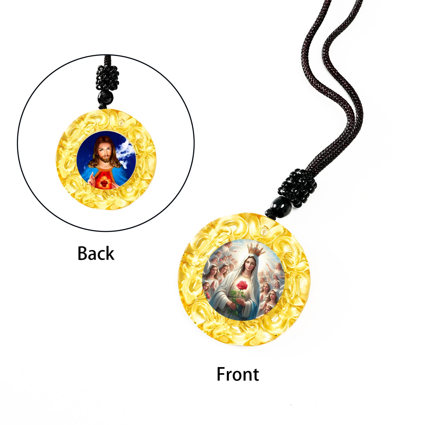 GIVLLUCK Glass small circle - yellow - pattern customization