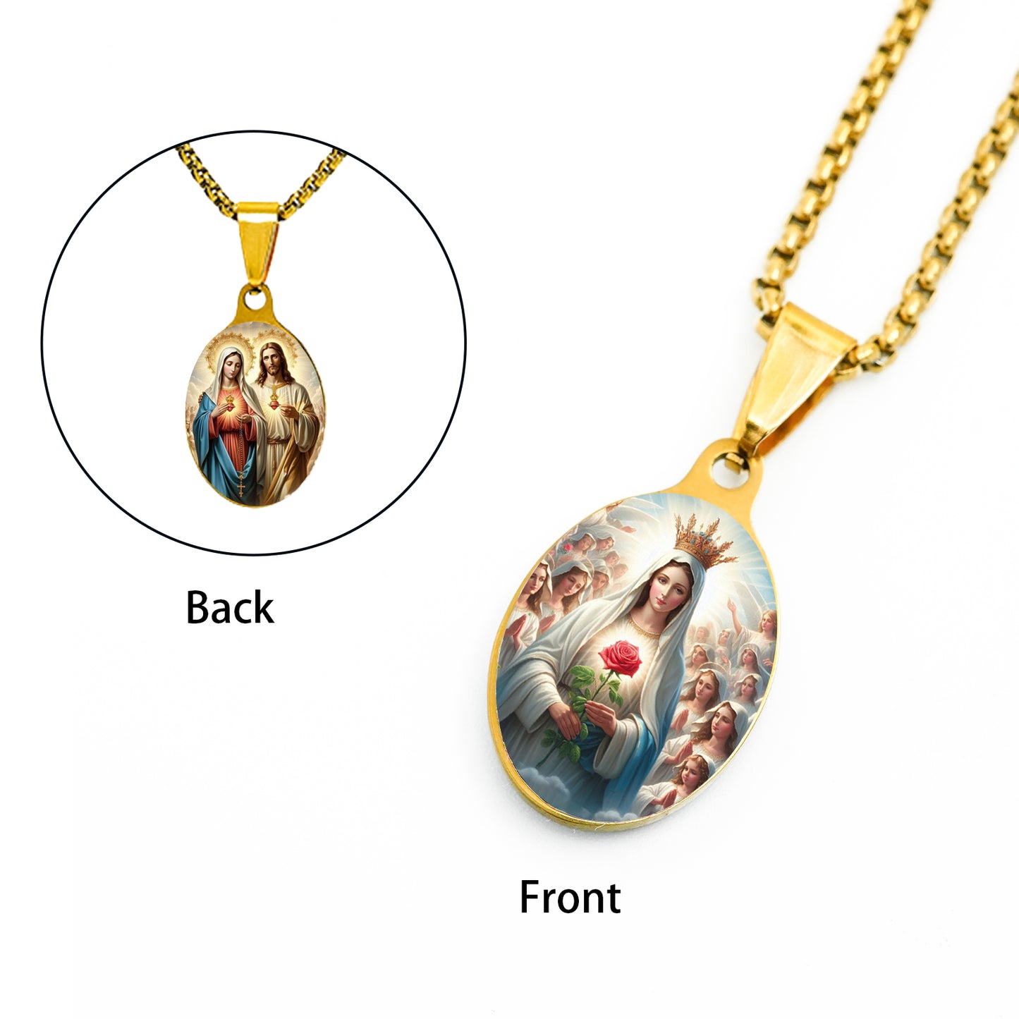 GIVELUCK stainless steel plate painted oval gold 2.0cm * 1.5cm - customized