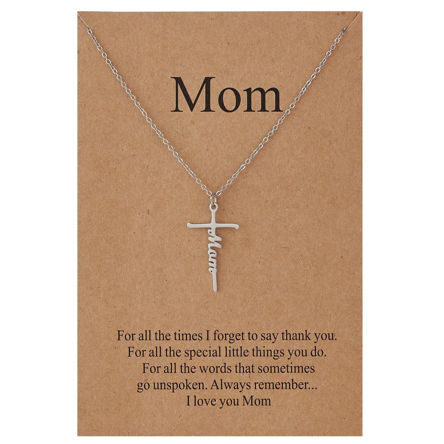 GIVELUCK Silver cut cross, customized pattern